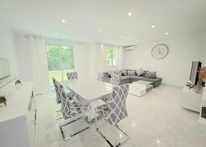 Appartement Beau 3p à 4 Min Des Plages Centre Juan Les Pins
